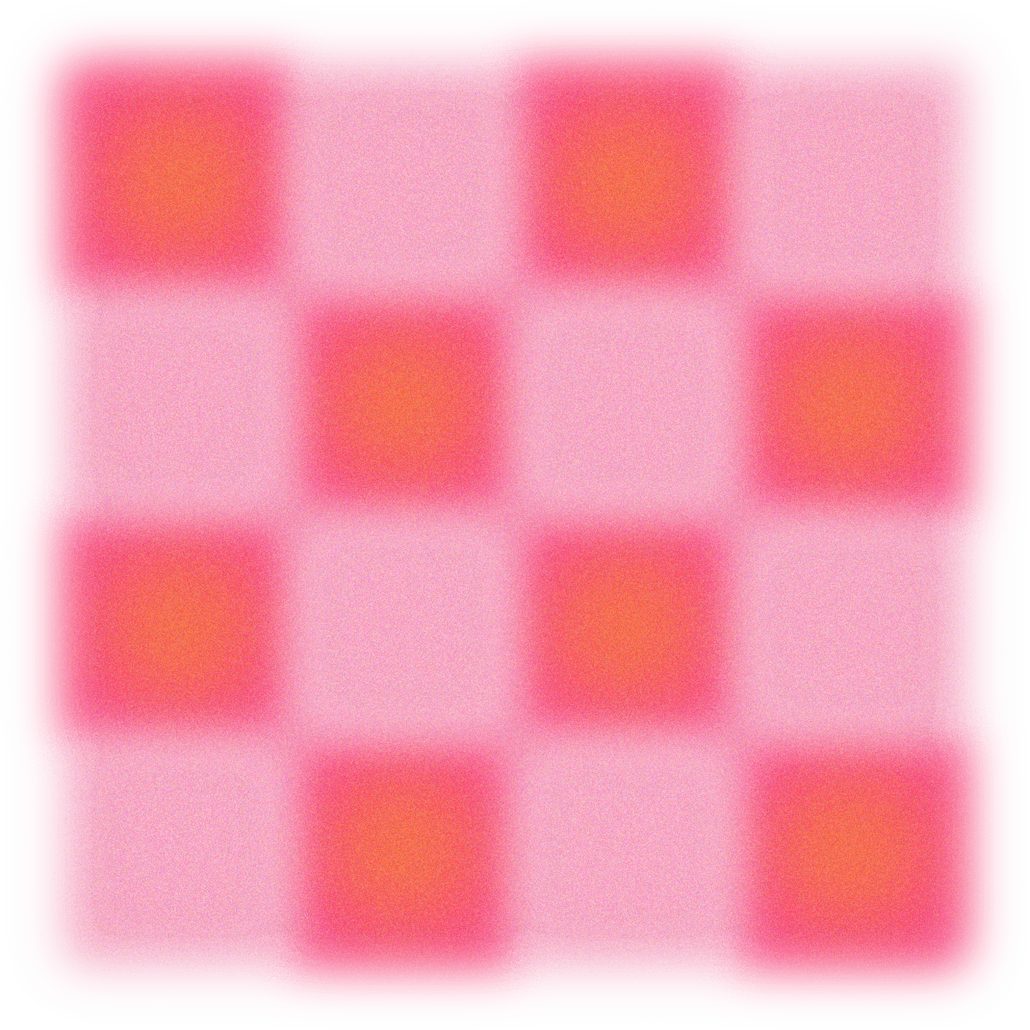 Blurry Glowing Gradient Checkered Tile 