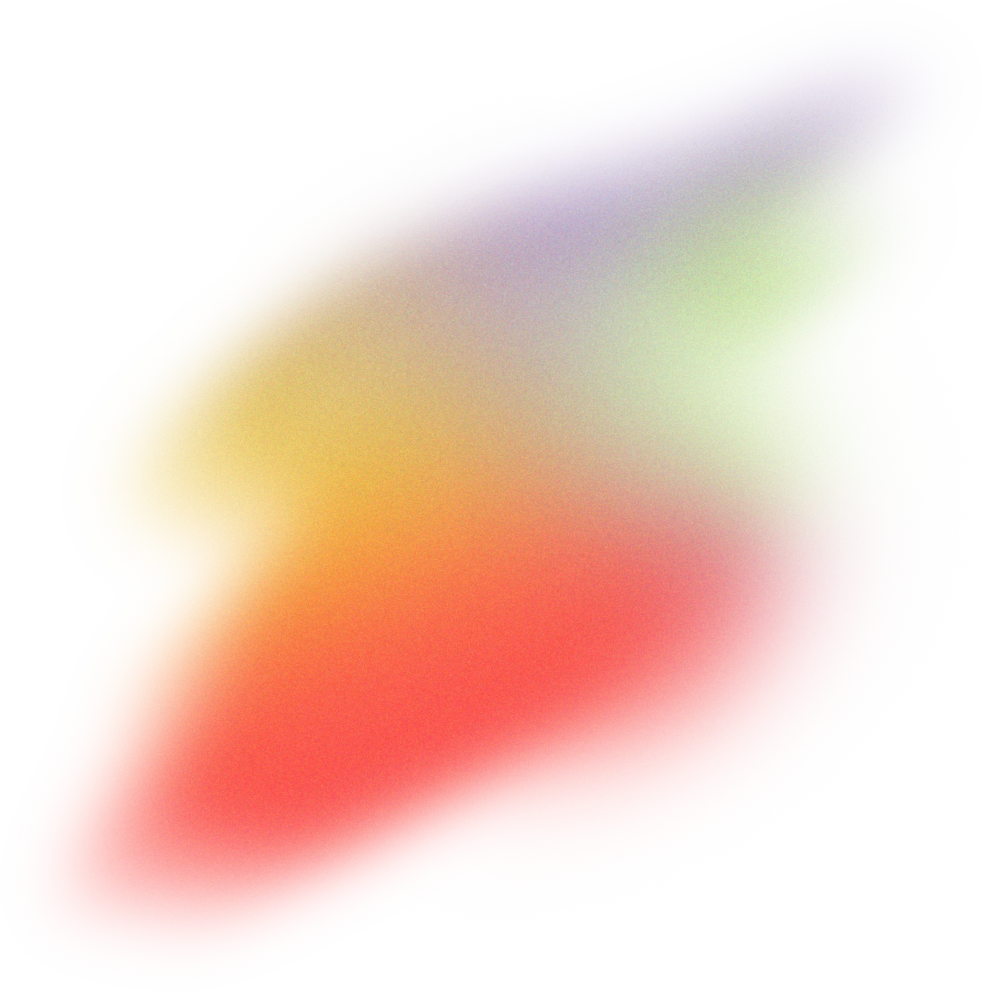 Glowy Gradient Abstract Brush Stroke Blob